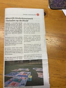 Kinderkunstwerk Verhalen op de Bleek